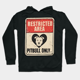 Funny Pitbull Lover Vintage Hoodie